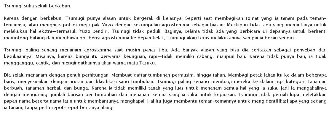 [TasuTsumu A3. Tsumugi Berkebun]